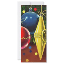 Christmas Tree Ornaments 2 rack cards by original_designs Christmas Tree Ornaments 2 rack cards