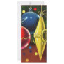Christmas Tree Ornaments 2 Customized Rack Card