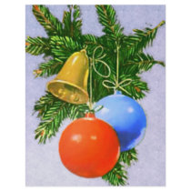 Christmas Tree  Ornaments Design Flyer Design