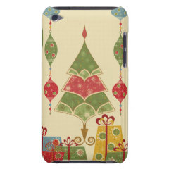 Christmas Tree Ornaments Gifts Presents Holiday iPod Touch Case