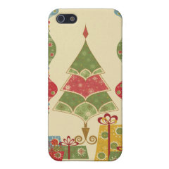 Christmas Tree Ornaments Gifts Presents Holiday Covers For iPhone 5