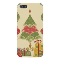 Christmas Tree Ornaments Gifts Presents Holiday Case For iPhone 5