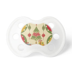 Christmas Tree Ornaments Gifts Presents Holiday Baby Pacifier