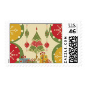 Christmas Tree Ornaments Gifts Presents Holiday Stamps