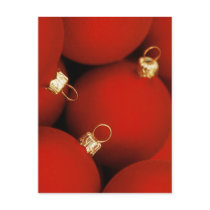 Christmas Tree Ornaments Holiday Card Post Card
