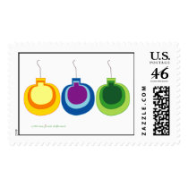 Christmas Tree Ornaments postage