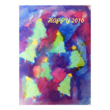 CHRISTMAS TREE - PARTY PERSONALIZED ANNOUNCEMENT