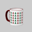 Christmas Tree Pattern Holiday Mug