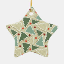Christmas Tree Pattern Ornament
