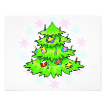 Christmas Tree Personalized Invitation