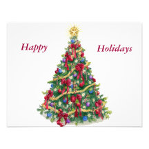 Christmas Tree Personalized Invitation