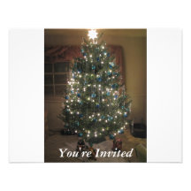 Christmas Tree Personalized Invite
