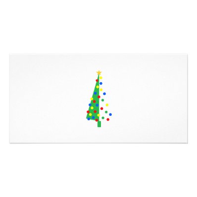 Christmas Tree Personalized Photo Card