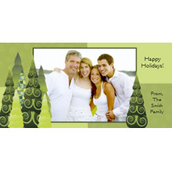 Christmas Tree Photo card photocard