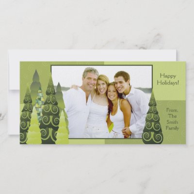 Christmas Tree Photo card photo cards
