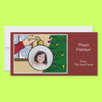 Christmas Tree Photo card photo cards