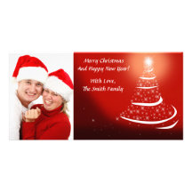 Christmas Tree Photo Greeting Card
