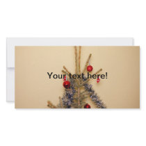 Christmas tree custom photo card
