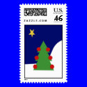 Christmas Tree postage