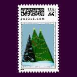 Christmas tree postage