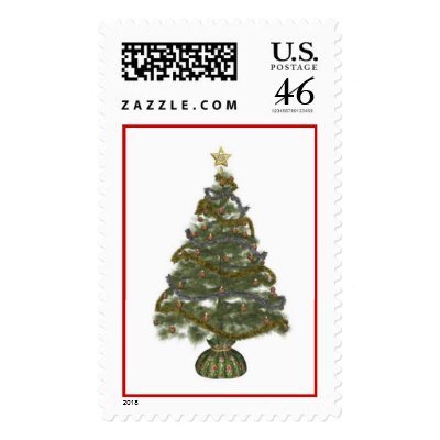 Christmas Tree postage