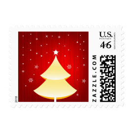 Christmas Tree Postage Stamp stamp