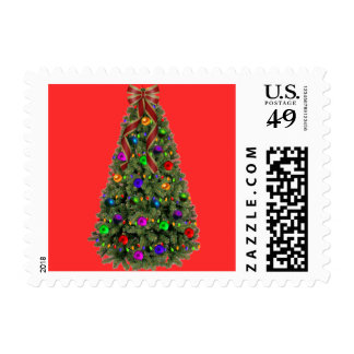 CHRISTMAS TREE POSTAGE STAMP
