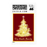 Christmas Tree Postage with Family Name