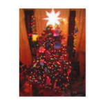 christmas tree post card
