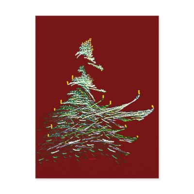Christmas Tree postcards