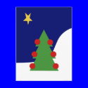 Christmas Tree postcards