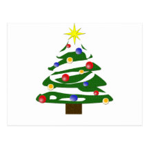 Christmas Tree Postcard
