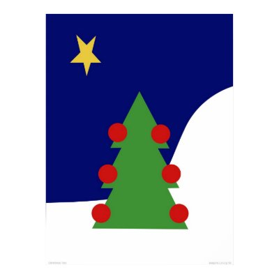 Christmas Tree Poster by lonvig