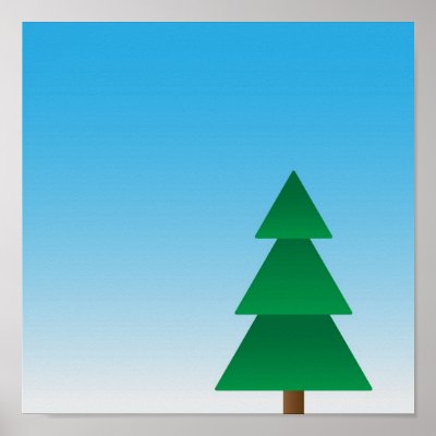 christmas tree posters