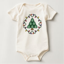 Christmas Tree Quilt Square Cross Stitch Pattern t-shirts