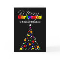 Christmas Tree Rainbow card