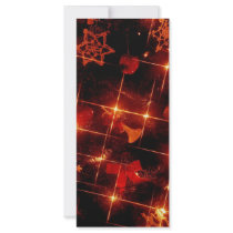 Christmas Tree Red Lights rack cards by thamagikal1 Christmas Tree Red Lights rack cards