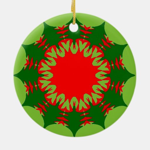 Christmas Tree Round Ornament Zazzle