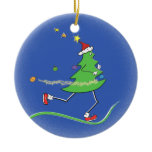 Christmas Tree Runner - front and back Christmas Ornament