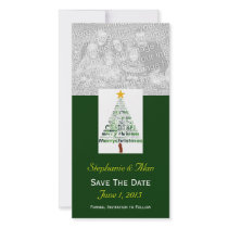 Christmas Tree Save The Date PhotoCards Photo Card
