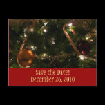 Christmas Tree Save the Date Postcard