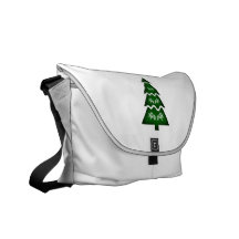 Christmas Tree Sectional call ornament Commuter Bags