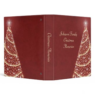 Christmas Tree Shimmer binder