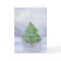 Christmas tree sketch Card