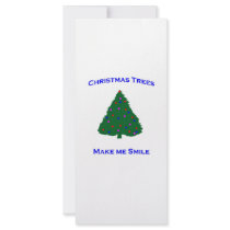 Christmas Tree Smiles rack cards