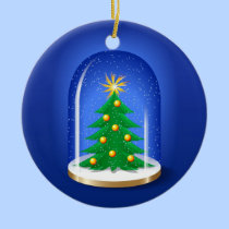 Christmas Tree Snow Globe ornaments
