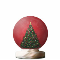 Christmas Tree Snow Globe photo sculptures