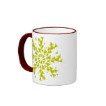 Christmas Tree Snowflake Mug mugs