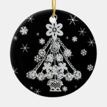 Christmas Tree & Snowflakes Christmas Tree Ornaments