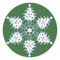 Christmas Tree Snowflakes stickers by MarianBuchanan Christmas Tree Snowflakes stickers